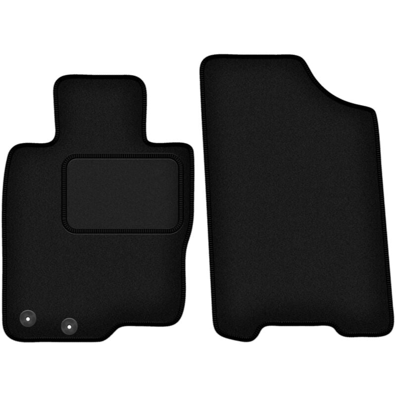 Tapis avant noirs pour Nissan Navara IV pick-up (2014-)
