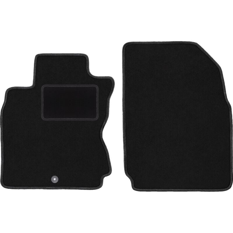 Tapis avant noirs pour : Nissan Note I E11 monospace (2006-2012)
