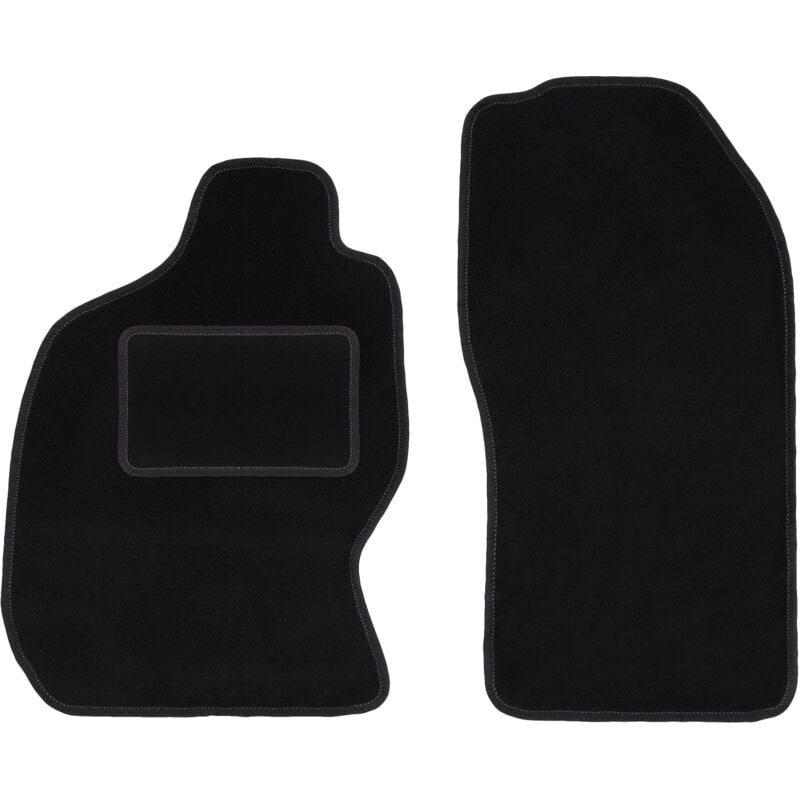 Tapis avant noirs pour Nissan Patrol Y61 GU GR tout-terrain (1998-2004)