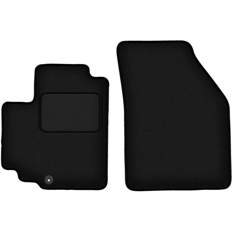 Tapis avant noirs pour : Nissan Pixo à hayon (2008-2013)