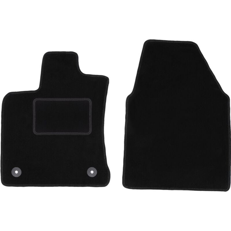 Tapis avant noirs pour : Nissan Qashqai J10 I crossover (2006-2013)