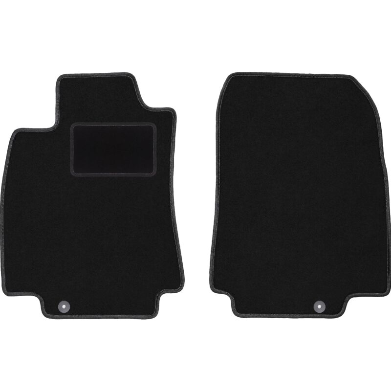 Tapis avant noirs pour : Nissan Tiida C11 hayon, berline (2004-2012)
