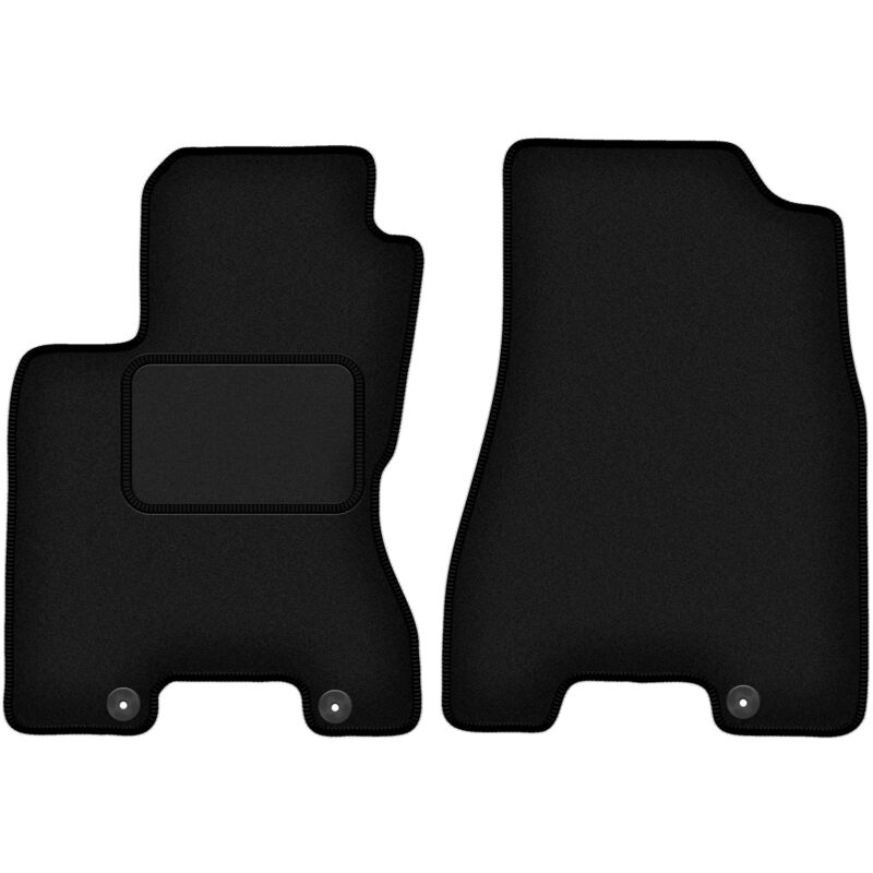 Tapis avant noirs pour : Nissan X-Trail II T31 SUV (2007-2014)