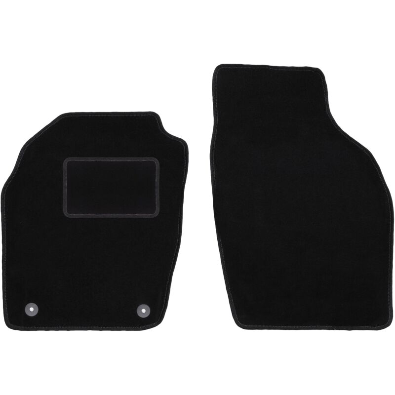 Tapis avant noirs pour : Opel Agila A à hayon (2000-2007)