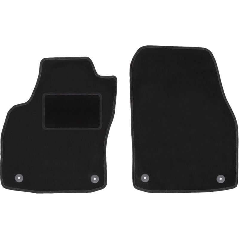 Tapis avant noirs pour : Opel Astra H berline, hayon, break, TwinTop, cabriolet, coupé (2003-2010)