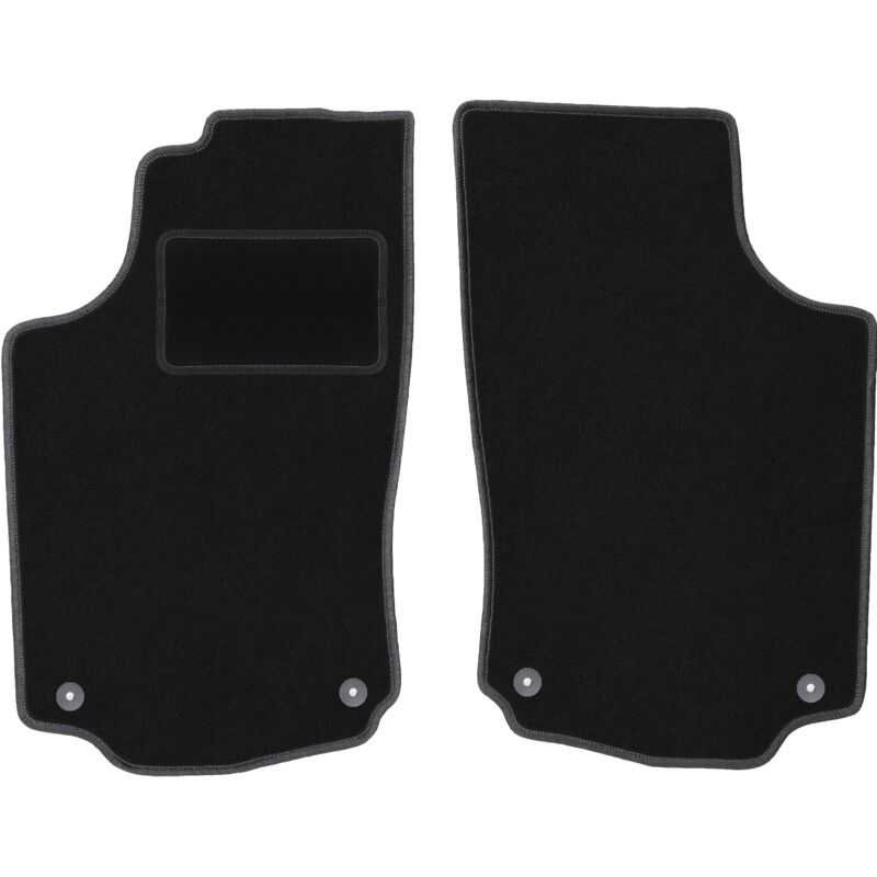 Tapis avant noirs pour Opel Combo C kombivan (2001-2011)