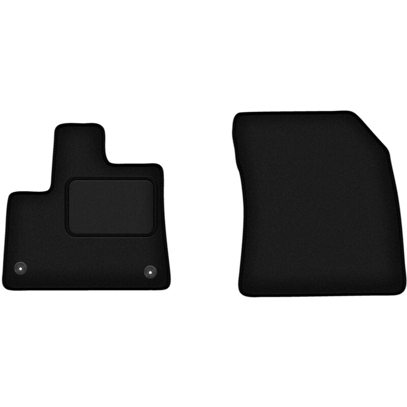 Tapis avant noirs pour Opel Combo E 7 places (2018-)