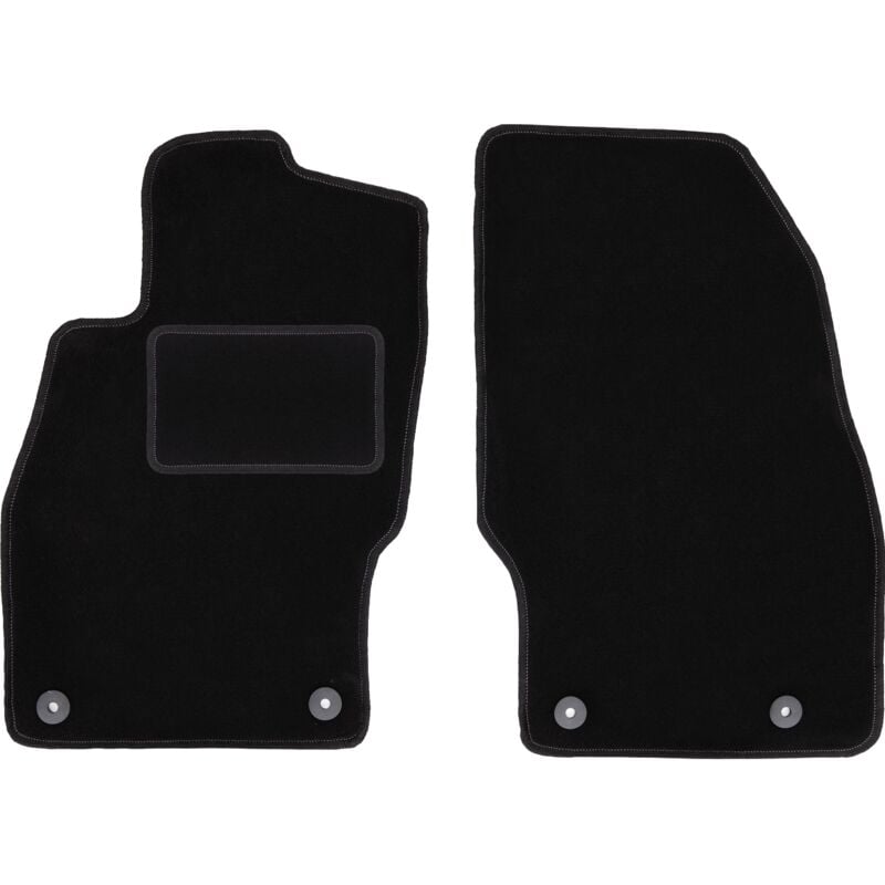 Tapis avant noirs pour Opel Corsa E à hayon (2015-2020)