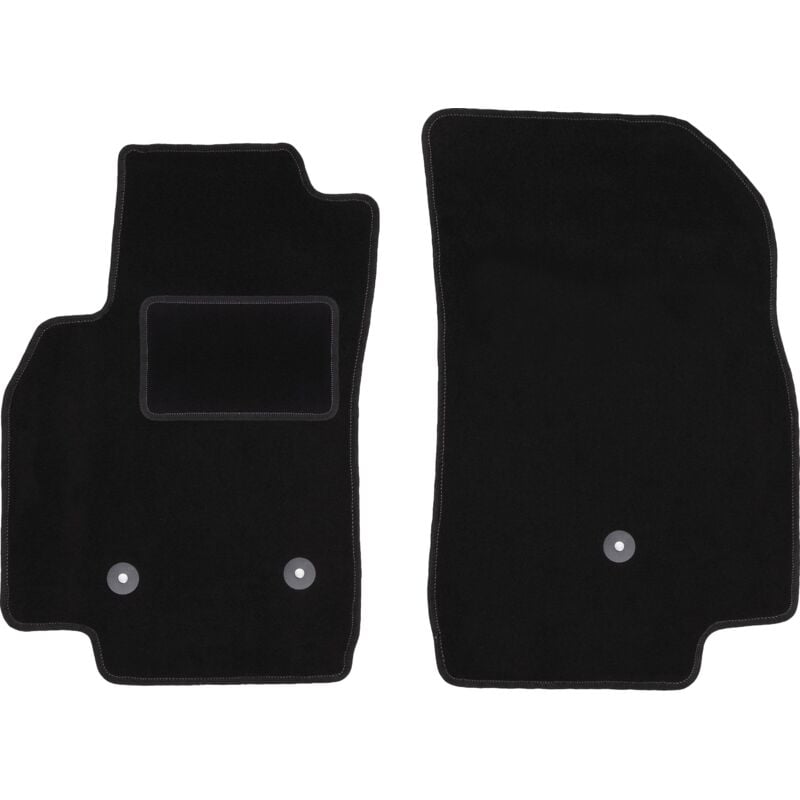 Tapis avant noirs pour Opel Karl à hayon (2015-)