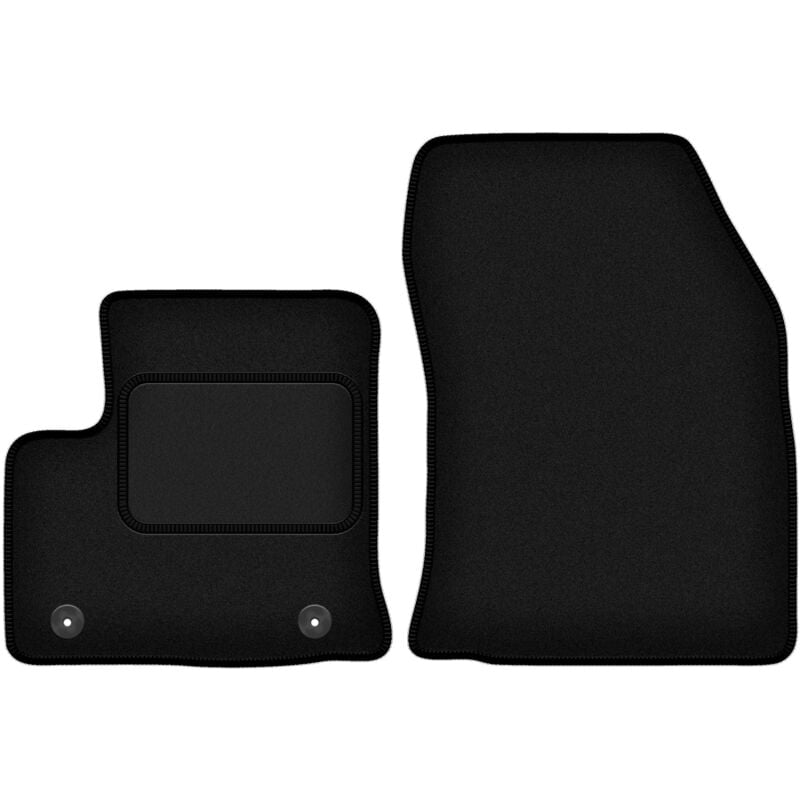 Tapis avant noirs pour : Opel Mokka-E crossover (2020-)