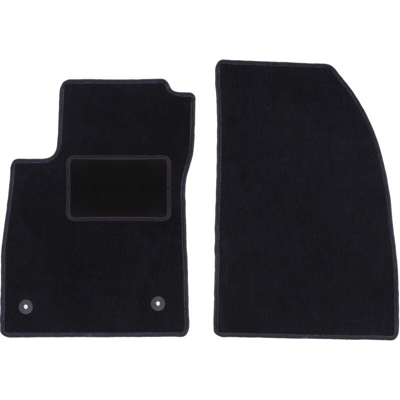 Tapis avant noirs pour Opel Mokka X crossover (2016-)