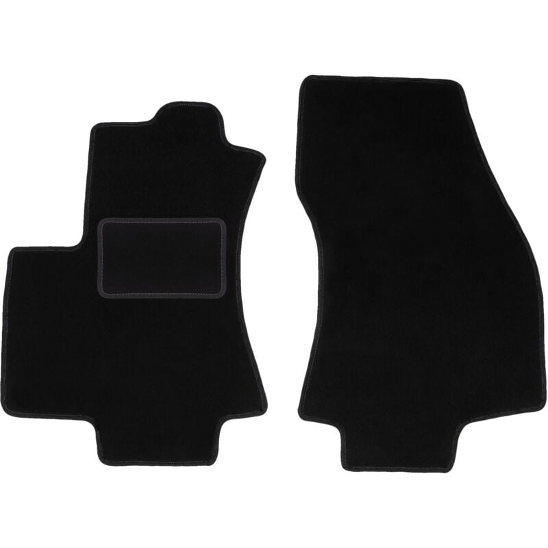 Tapis avant noirs pour : Opel Zafira A monospace (1999-2005)