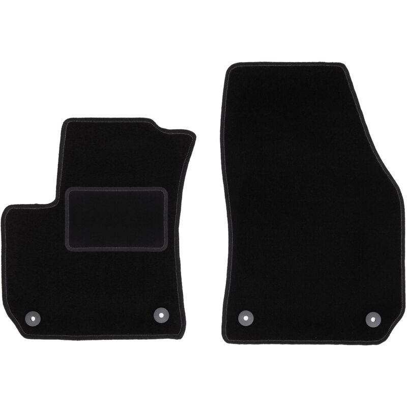 Tapis avant noirs pour : Opel Zafira B monospace (2005-2014)