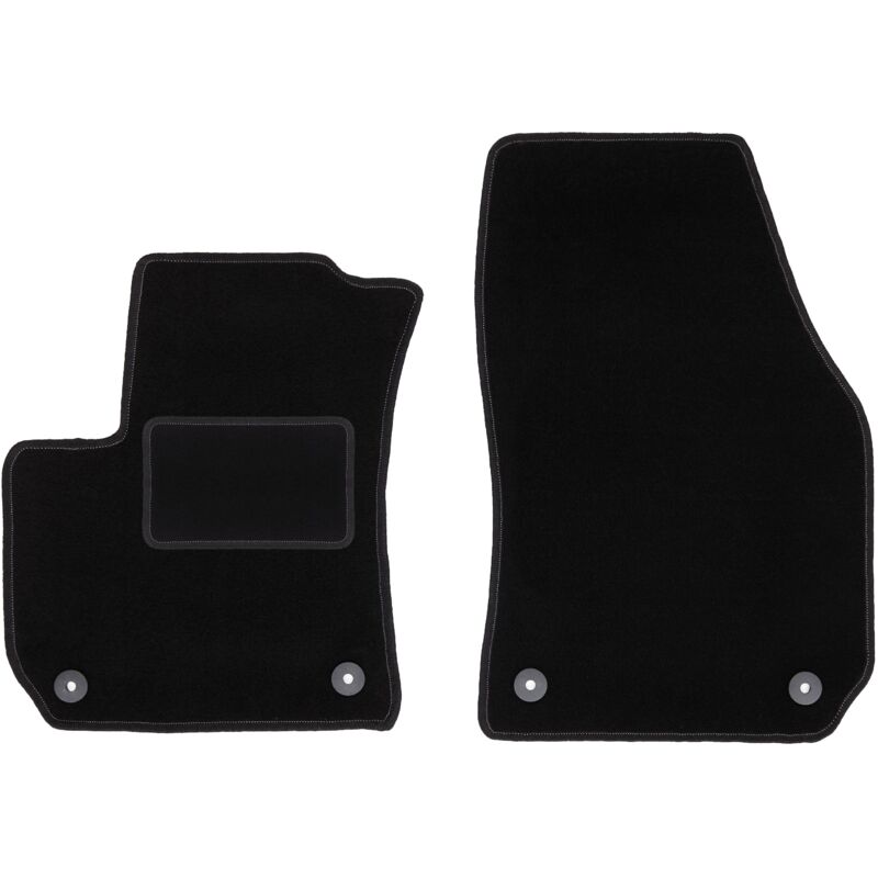 Tapis avant noirs pour : Opel Zafira B monospace (2005-2014)