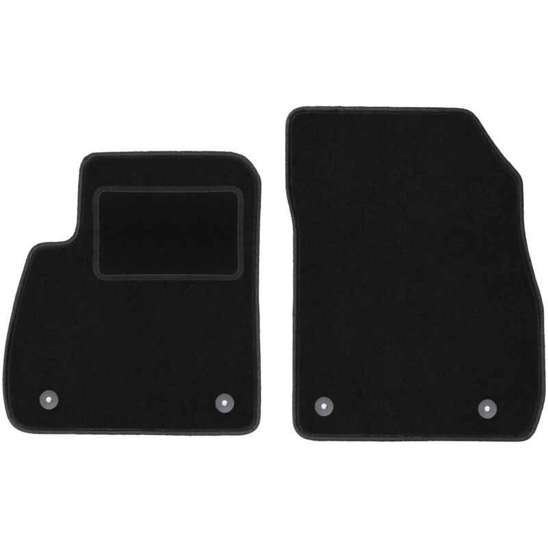 Tapis avant noirs pour Opel Zafira C 7 places (2012-2019)