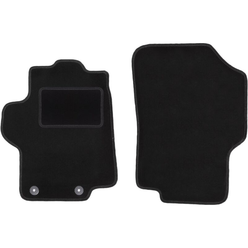 Tapis avant noirs pour : Peugeot 1007 monospace (2004-2009)