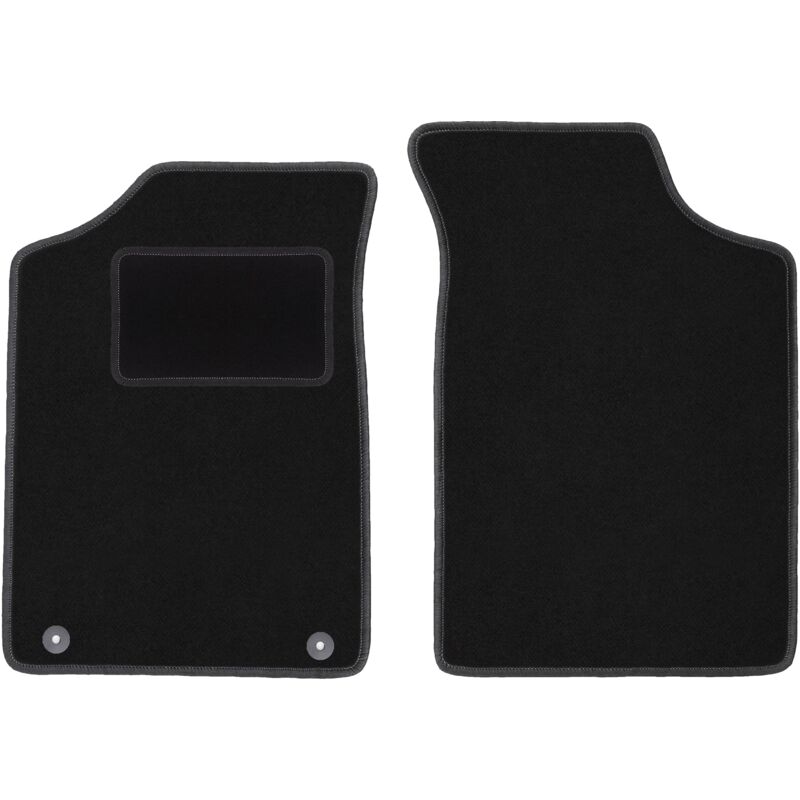 Tapis avant noirs pour Peugeot 106 berline (1991-2003)