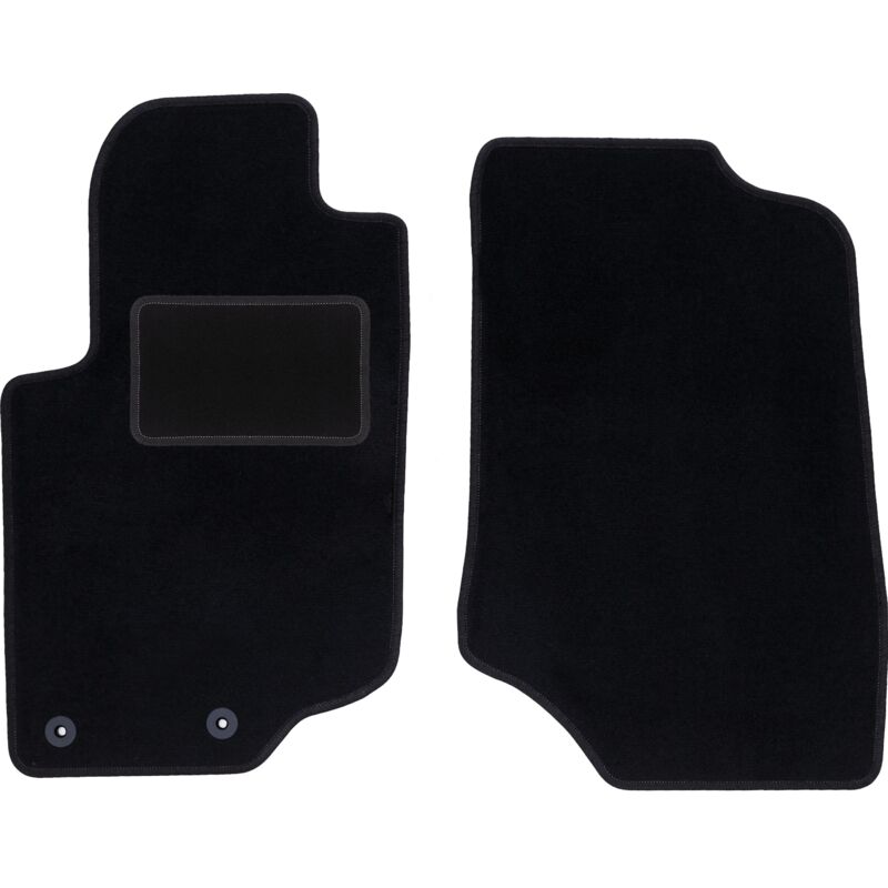 Tapis avant noirs pour Peugeot 207CC coupé, cabriolet (2006-2012)