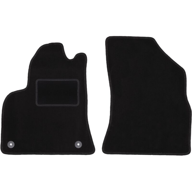 Tapis avant noirs pour Peugeot 3008 I monospace (2009-2016)