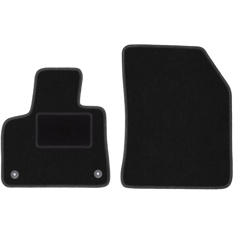Tapis avant noirs pour Peugeot 4008 II crossover (2016-)