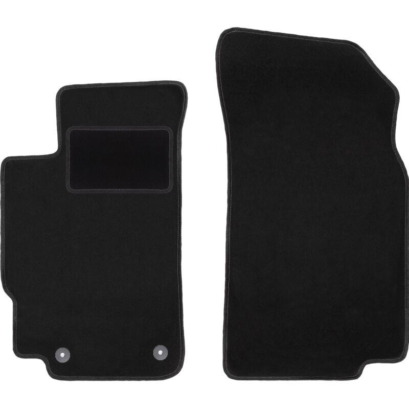 Tapis avant noirs pour Peugeot 406 berline, break, break (1995-2004)