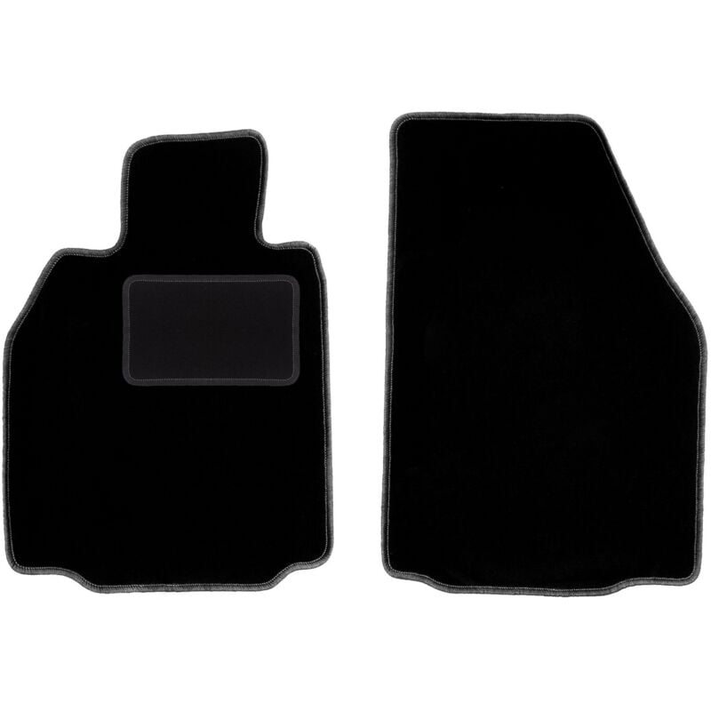 Tapis avant noirs pour : Porsche 911 (type 997) cabro, coupé, targa (2002-2012)