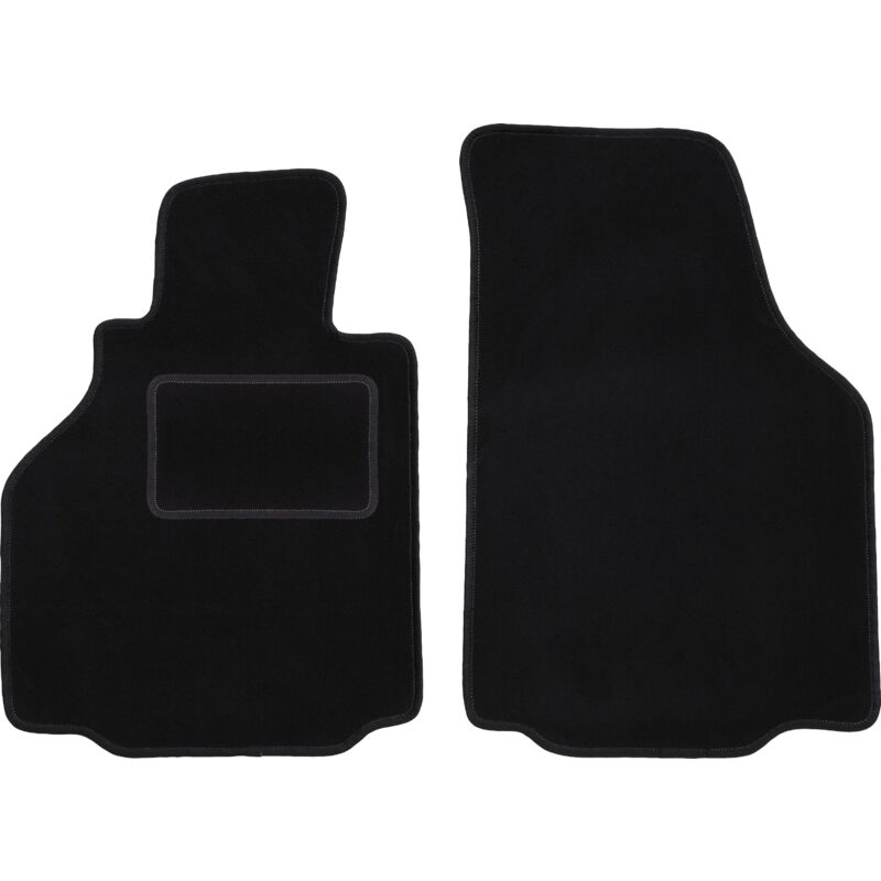 Tapis avant noirs pour : Porsche Boxster (type 986) coupé, cabriolet (1997-2004)