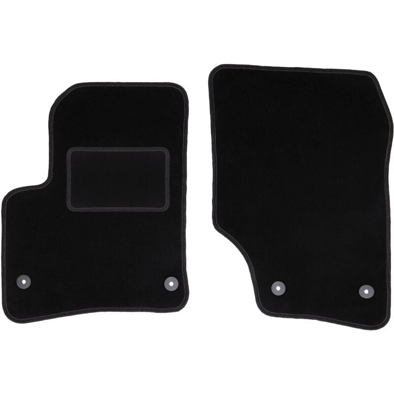 Tapis avant noirs pour : Porsche Cayenne I SUV (2002-2010)