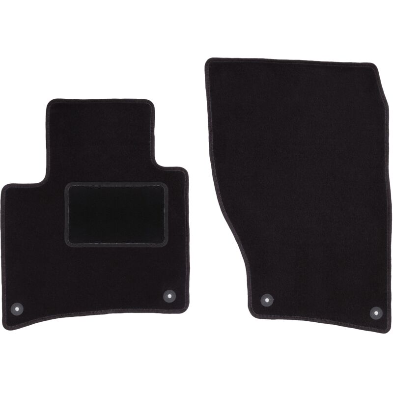 Tapis avant noirs pour : Porsche Cayenne II SUV (2010-)