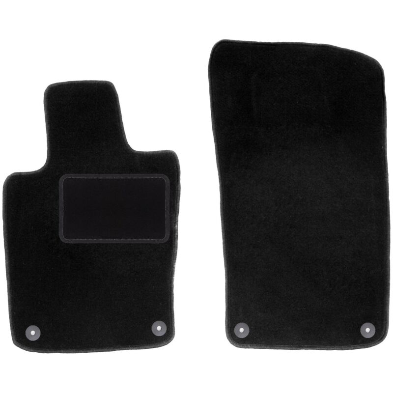 Tapis avant noirs pour Porsche Panamera fastback (2009-2016)
