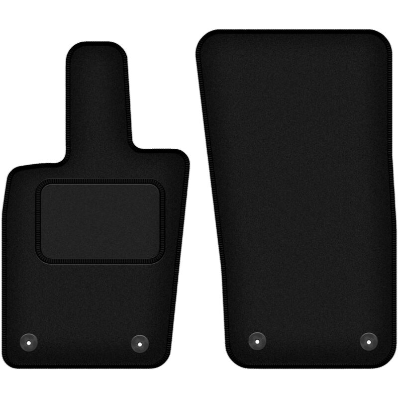 Tapis avant noirs pour Porsche Panamera II coupé (2017-)