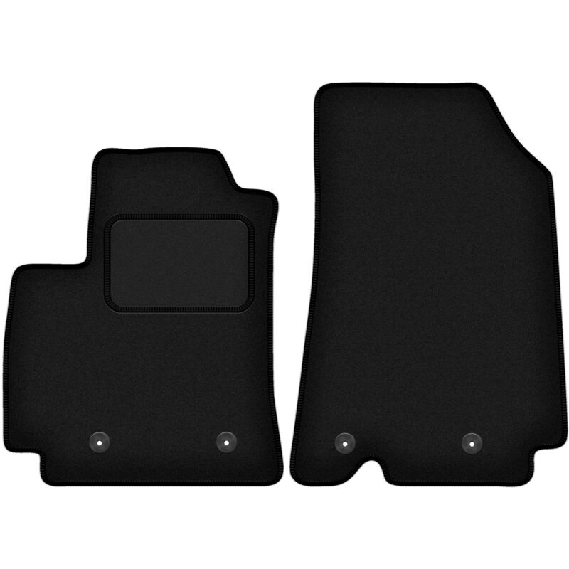 Tapis avant noirs pour Renault Arkana crossover (2021-)