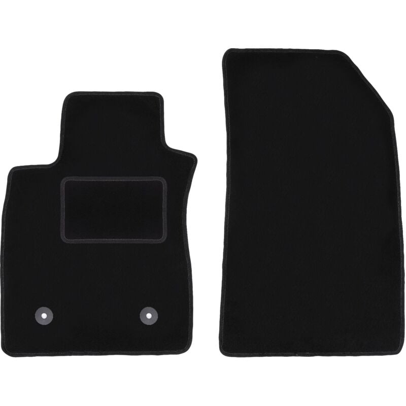 Tapis avant noirs pour Renault Clio IV break, berline (2013-)