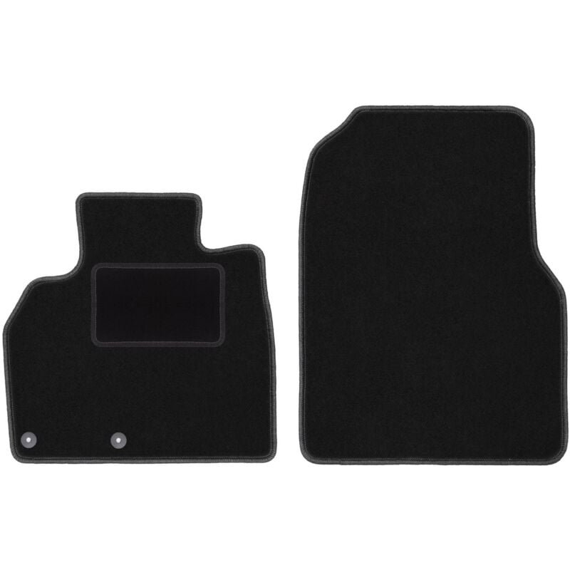 Tapis avant noirs pour Renault Espace IV 7 places (2002-2012)