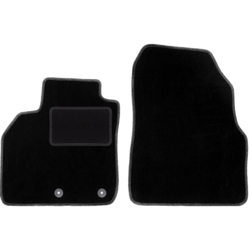 Tapis avant noirs pour Renault Grand Scenic III 7 places (2009-2015)