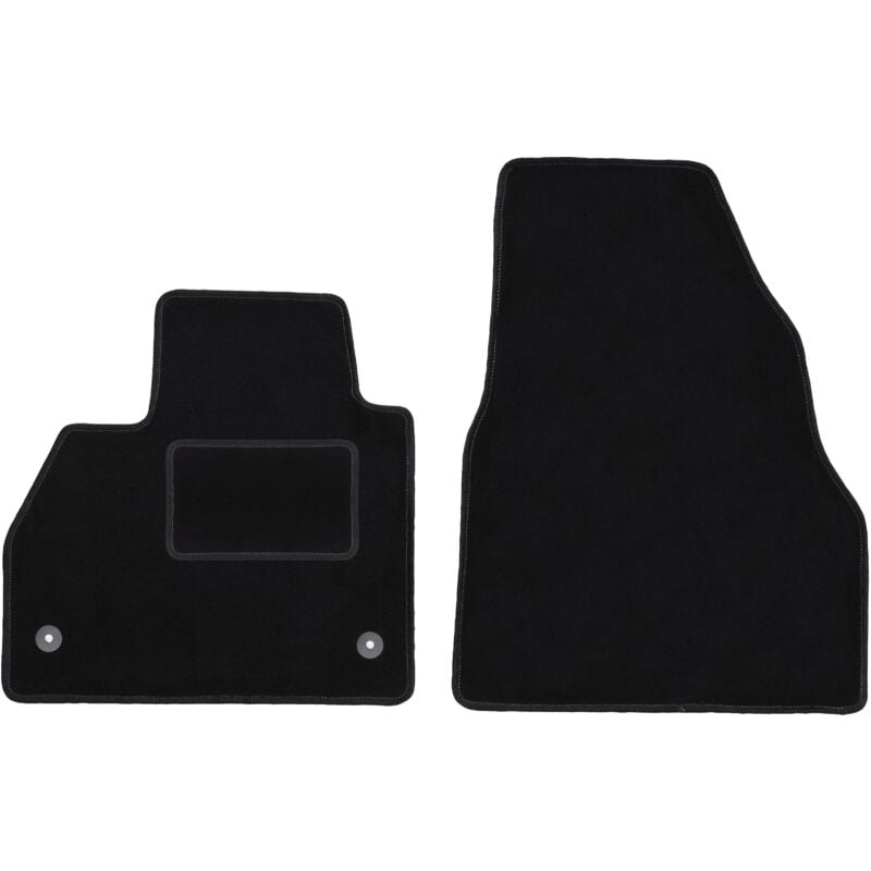 Tapis avant noirs pour : Renault Kangoo II combivan (2007-)