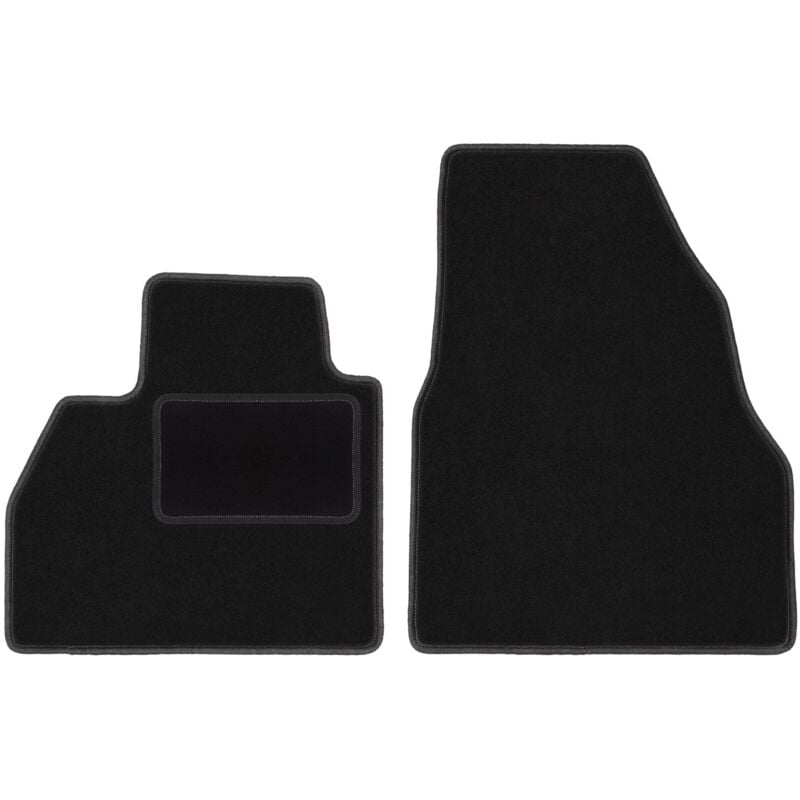 Tapis avant noirs pour : Renault Kangoo II combivan (2013-)