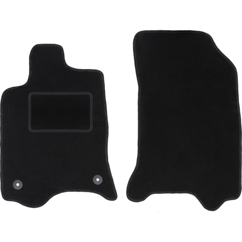 Tapis avant noirs pour Renault Laguna II break, liftback (2001-2007)