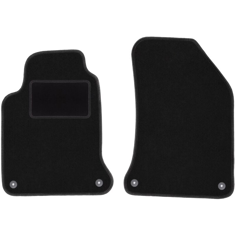 Tapis avant noirs pour Renault Laguna II break, liftback (2001-2007)