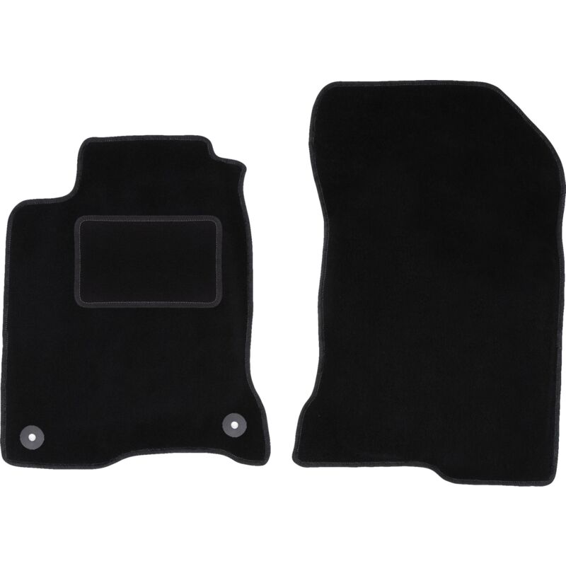 Tapis avant noirs pour : Renault Laguna III coupé (2007-2015)