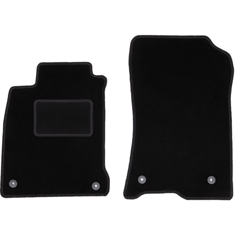 Tapis avant noirs pour Renault Laguna III liftback, break (2007-2015)