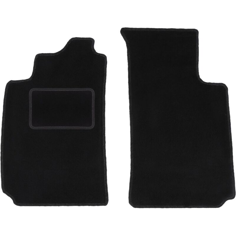 Tapis avant noirs pour : Renault Megane I berline, classique, hayon, grand tourisme, break (1995-2002)
