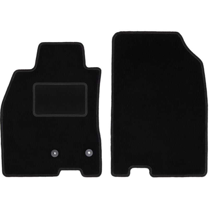 Tapis avant noirs pour : Renault Megane III berline, coupé, grand tourisme, break (2008-2015)