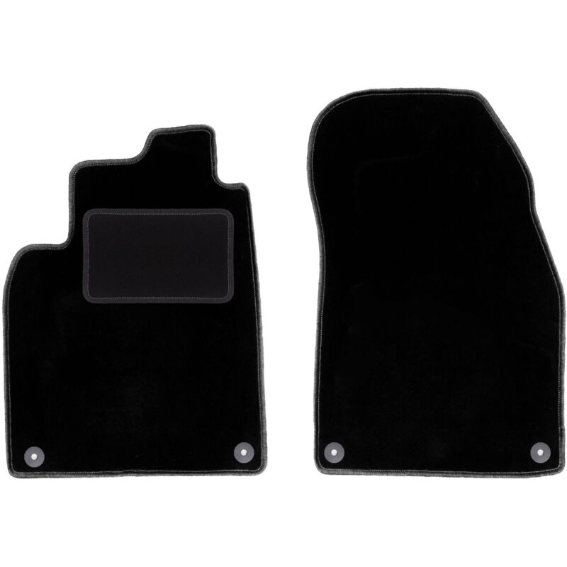 Tapis avant noirs pour Saab 9-3 II cabriolet (2002-2014)