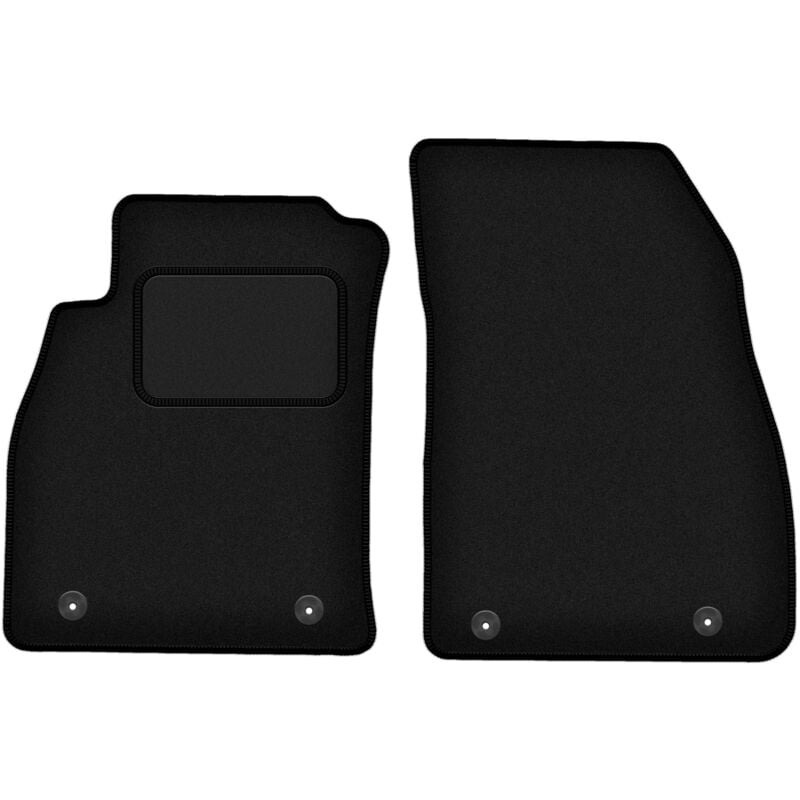 Tapis avant noirs pour Saab 9-5 II NG berline, break, liftback, hayon (2010-2012)