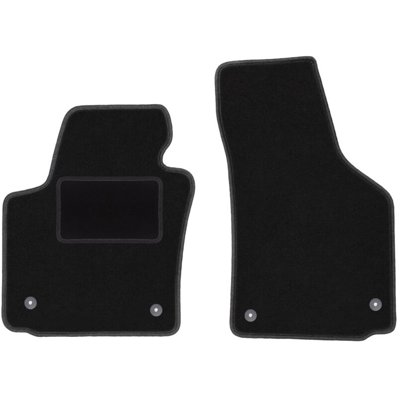 Tapis avant noirs pour : Seat Leon II à hayon (2005-2012)