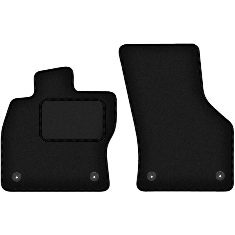 Tapis avant noirs pour Seat Tarraco 7 places (2018-)