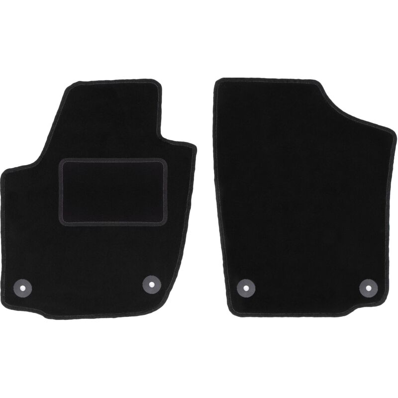 Tapis avant noirs pour : Seat Toledo IV berline (2012-)
