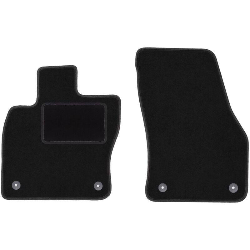 Tapis avant noirs pour : Skoda Karoq crossover (2017-)