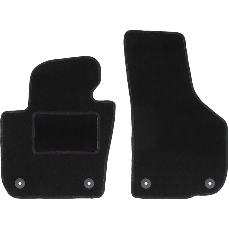 Tapis avant noirs pour : Skoda Superb II berline, break (2008-2015)